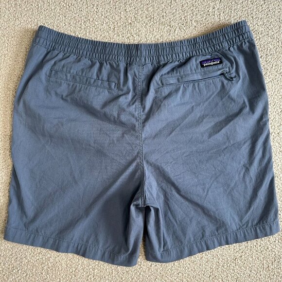 Patagonia Nomader Volley Shorts 7" Size XL Blue Organic Cotton 57175 - Picture 2 of 11